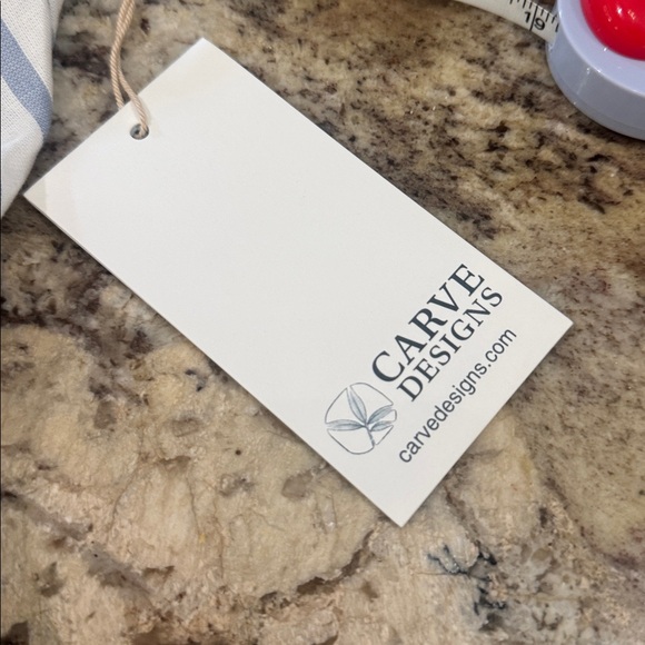 Carve Designs Mable Dress - Blue and White Striped Halter - Picture 5 of 7